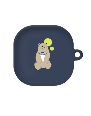 [버즈라이브]넥타이 곰(고리형)-네이비