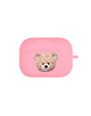 [에어팟 프로 에어팟3]곰 인형(고리형)-핑크