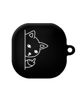 [버즈라이브]손가락 고양이(고리형)-블랙